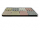 Piso Tátil alerta 20 x 20 vermelho - pç
